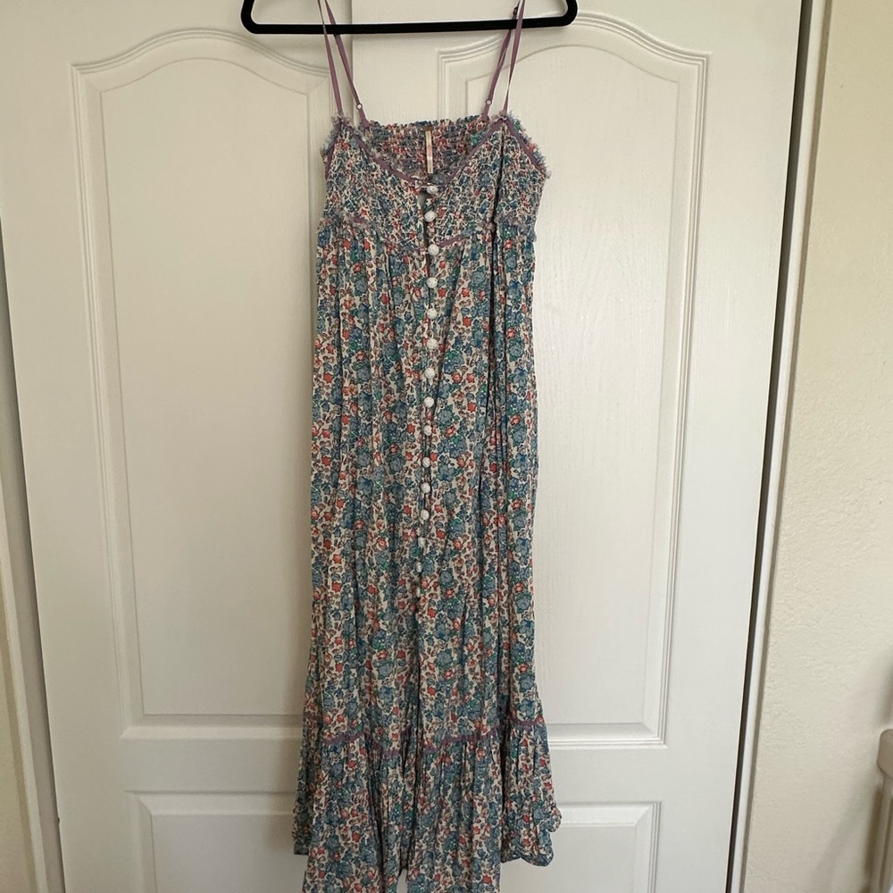 Free People Floral Maxi Dress